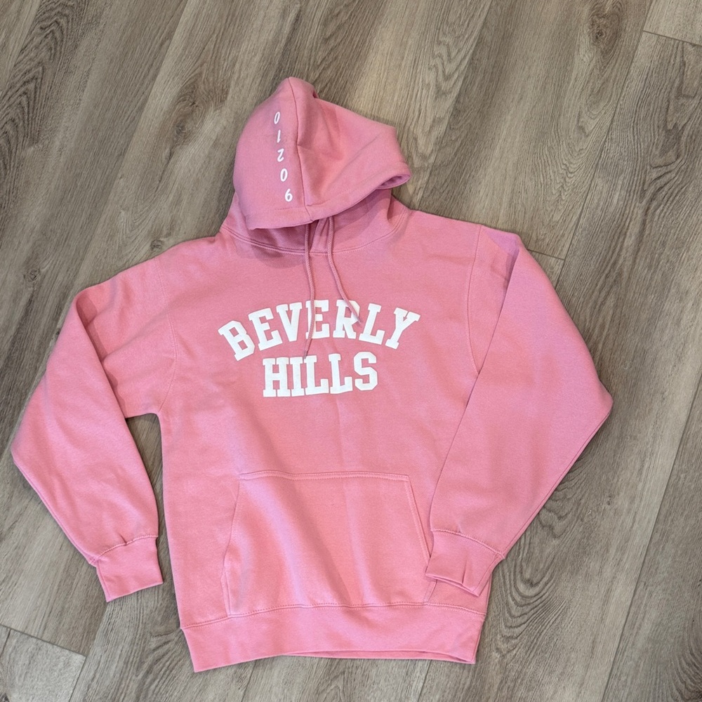 Pink Beverly Hills Hoodie Sweater